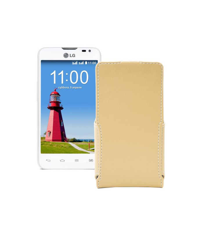 Чохол-флип з екошкіри для телефону LG L65 (D280,D285)