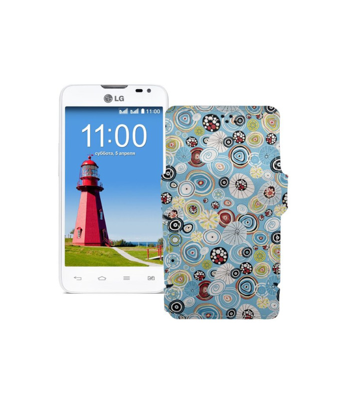 Чохол-книжка з екошкіри для телефону LG L65 (D280,D285)