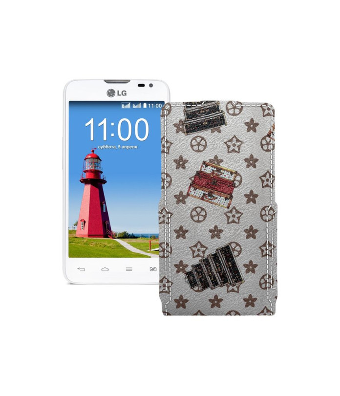 Чохол-флип з екошкіри для телефону LG L65 (D280,D285)