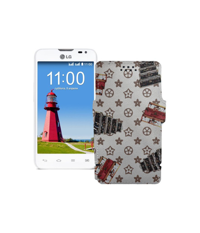 Чохол-книжка з екошкіри для телефону LG L65 (D280,D285)