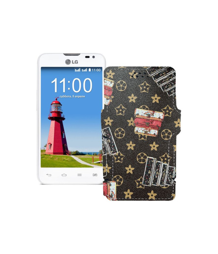 Чохол-книжка з екошкіри для телефону LG L65 (D280,D285)