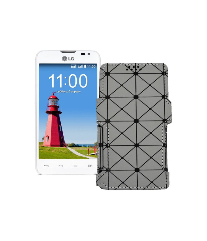 Чохол-книжка з екошкіри для телефону LG L65 (D280,D285)