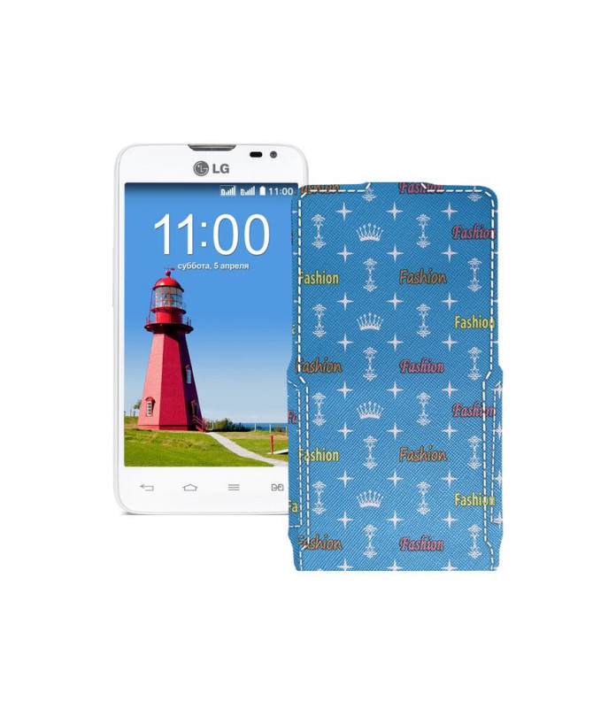 Чохол-флип з екошкіри для телефону LG L65 (D280,D285)