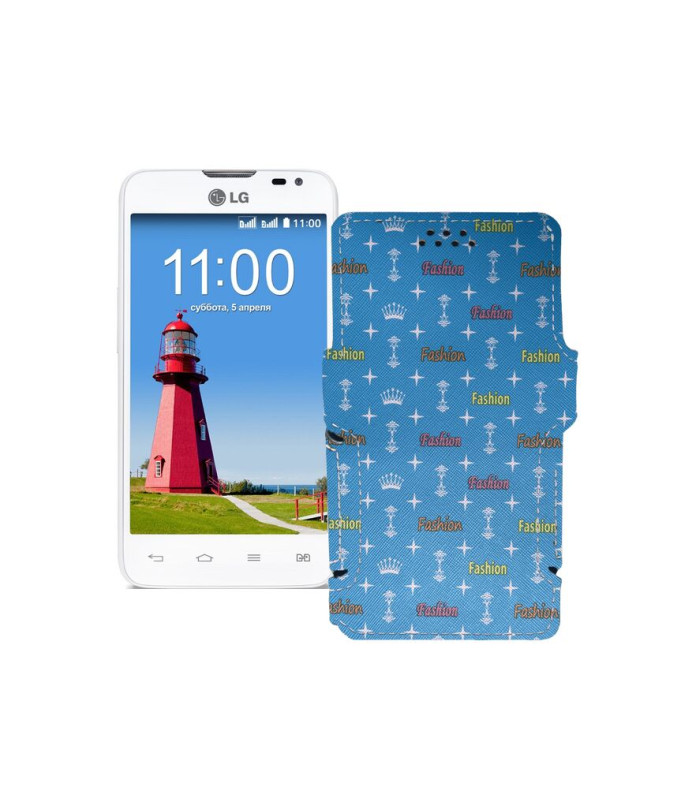 Чохол-книжка з екошкіри для телефону LG L65 (D280,D285)