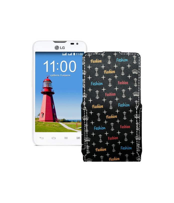 Чохол-флип з екошкіри для телефону LG L65 (D280,D285)