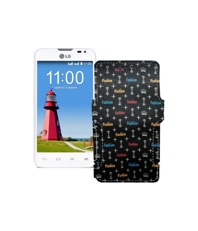 Чохол-книжка з екошкіри для телефону LG L65 (D280,D285)