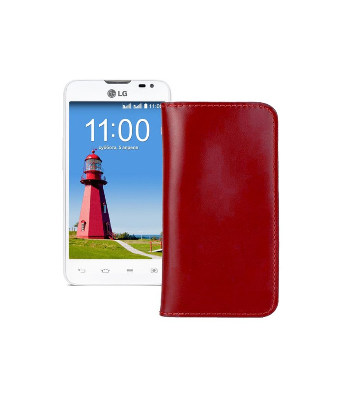 Портмоне з шкіри для телефону LG L65 (D280,D285)