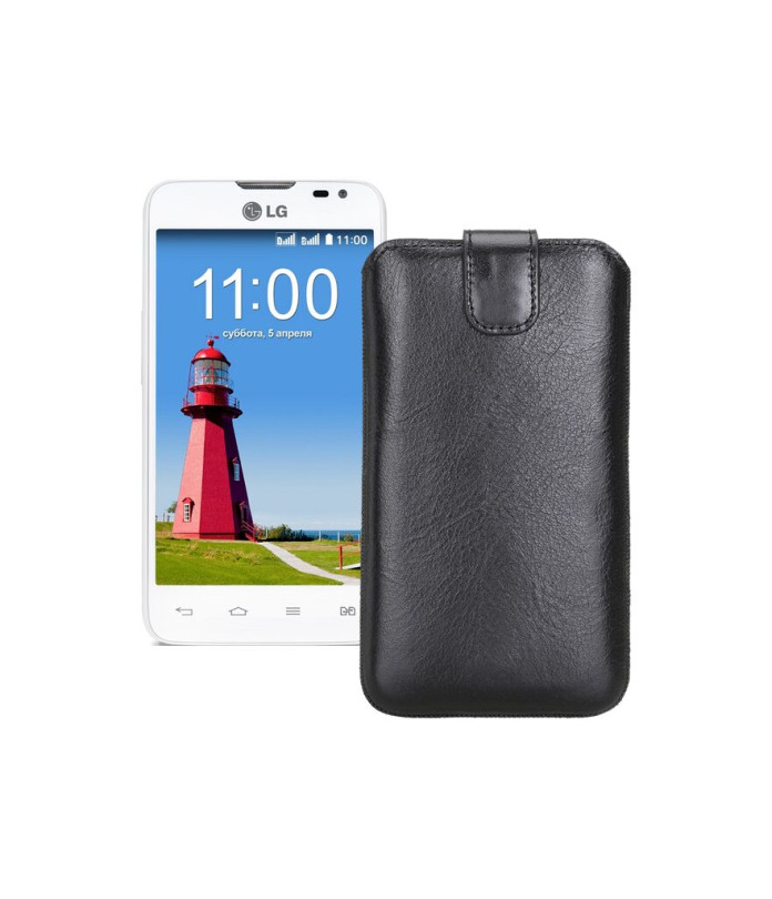 Витяжка з екошкіри для телефону LG L65 (D280,D285)