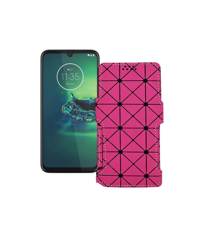 Чохол-книжка з екошкіри для телефону Motorola One Vision Plus