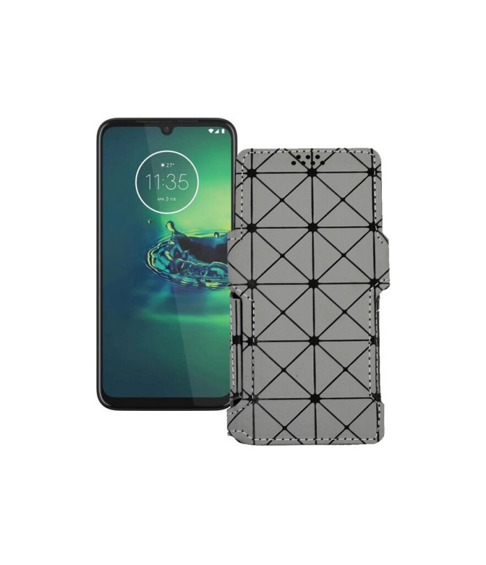 Чохол-книжка з екошкіри для телефону Motorola One Vision Plus