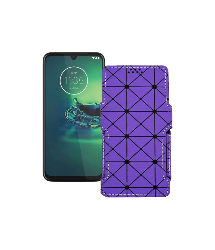 Чохол-книжка з екошкіри для телефону Motorola One Vision Plus