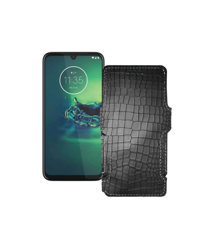 Чохол-книжка з екошкіри для телефону Motorola One Vision Plus