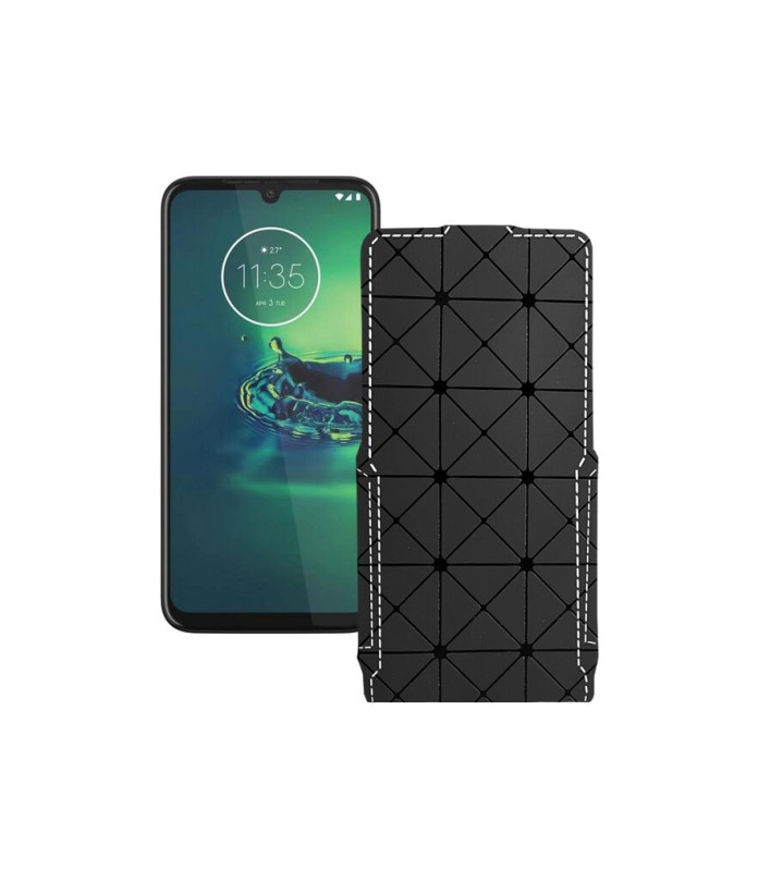 Чохол-флип з екошкіри для телефону Motorola One Vision Plus