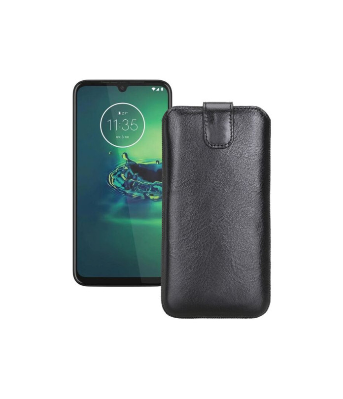 Витяжка з екошкіри для телефону Motorola One Vision Plus