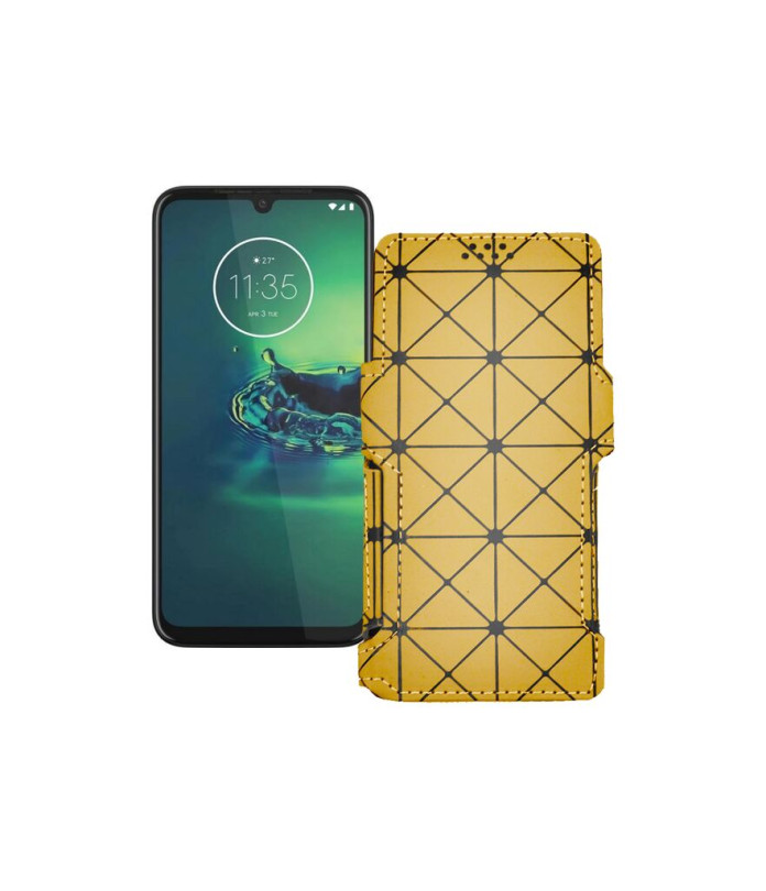 Чохол-книжка з екошкіри для телефону Motorola One Vision Plus