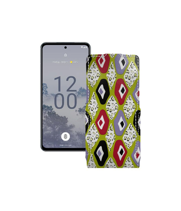 Чохол-флип з екошкіри для телефону Nokia X30