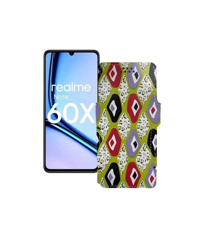 Чохол-книжка з екошкіри для телефону Realme Note 60X