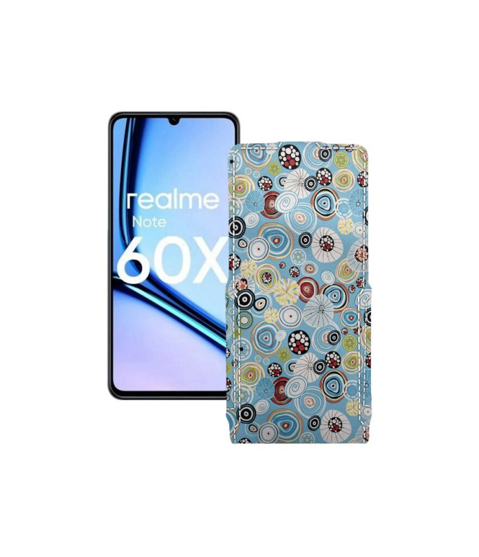 Чохол-флип з екошкіри для телефону Realme Note 60X