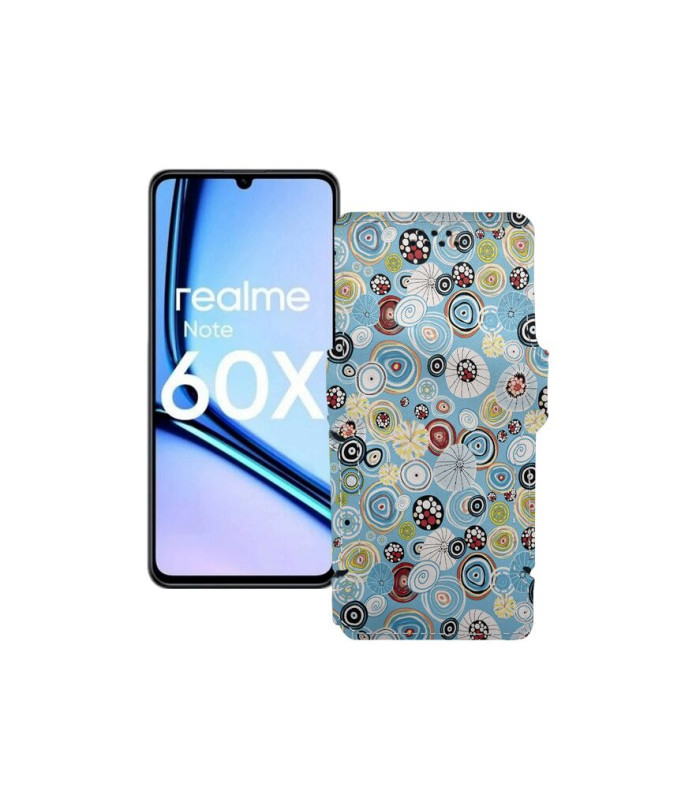 Чохол-книжка з екошкіри для телефону Realme Note 60X