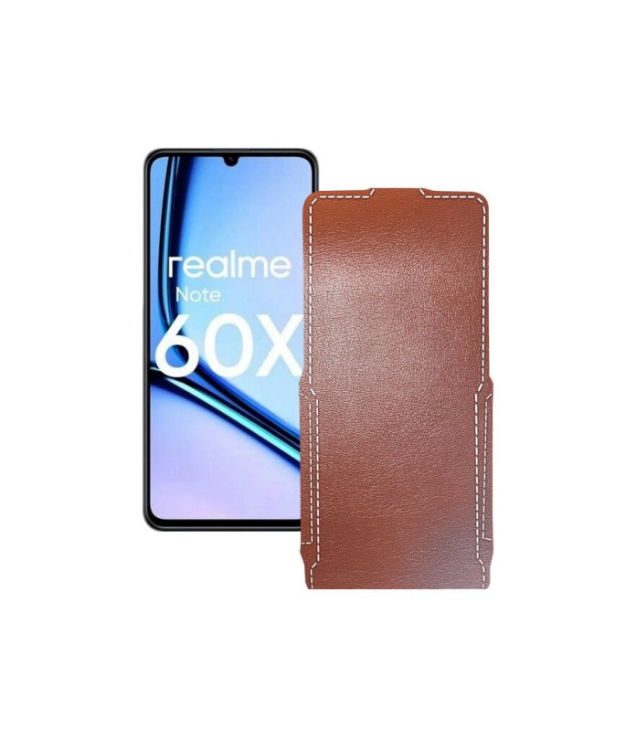 Чохол-флип з екошкіри для телефону Realme Note 60X
