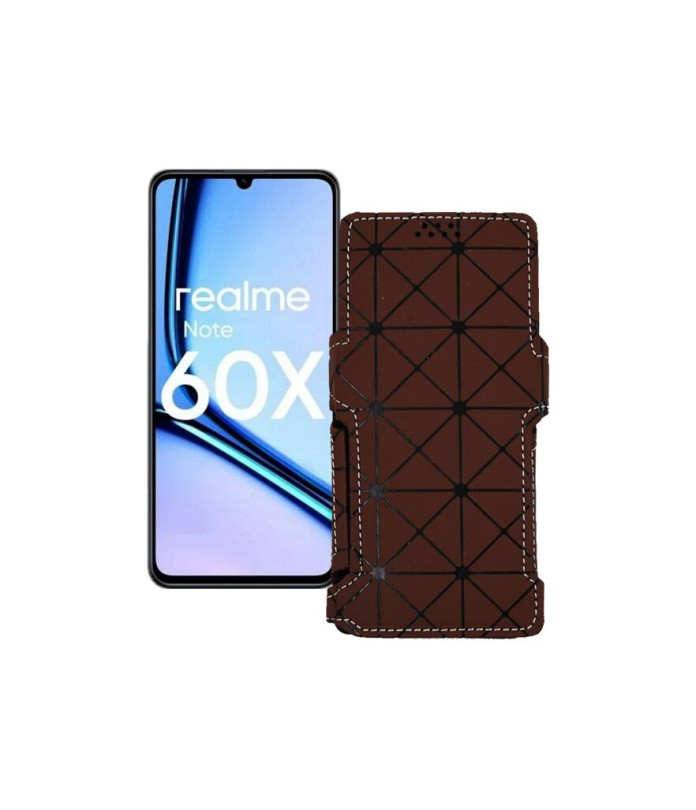 Чохол-книжка з екошкіри для телефону Realme Note 60X