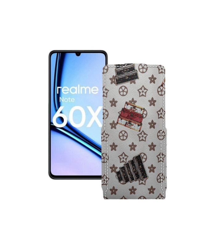 Чохол-флип з екошкіри для телефону Realme Note 60X