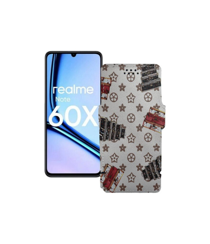 Чохол-книжка з екошкіри для телефону Realme Note 60X