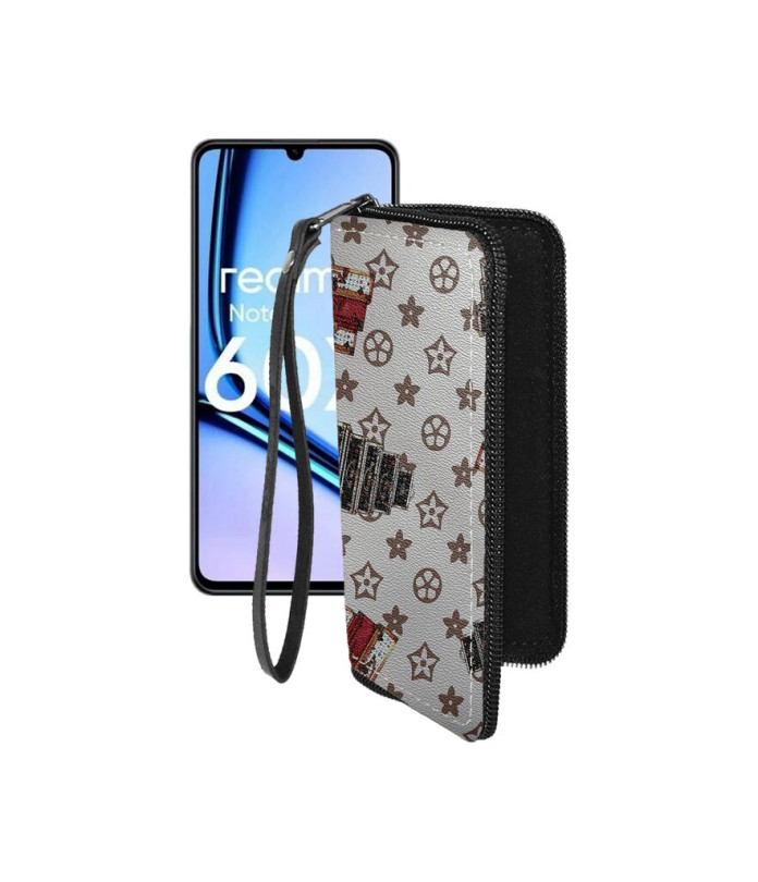 Чохол-гаманець з екошкіри для телефону Realme Note 60X