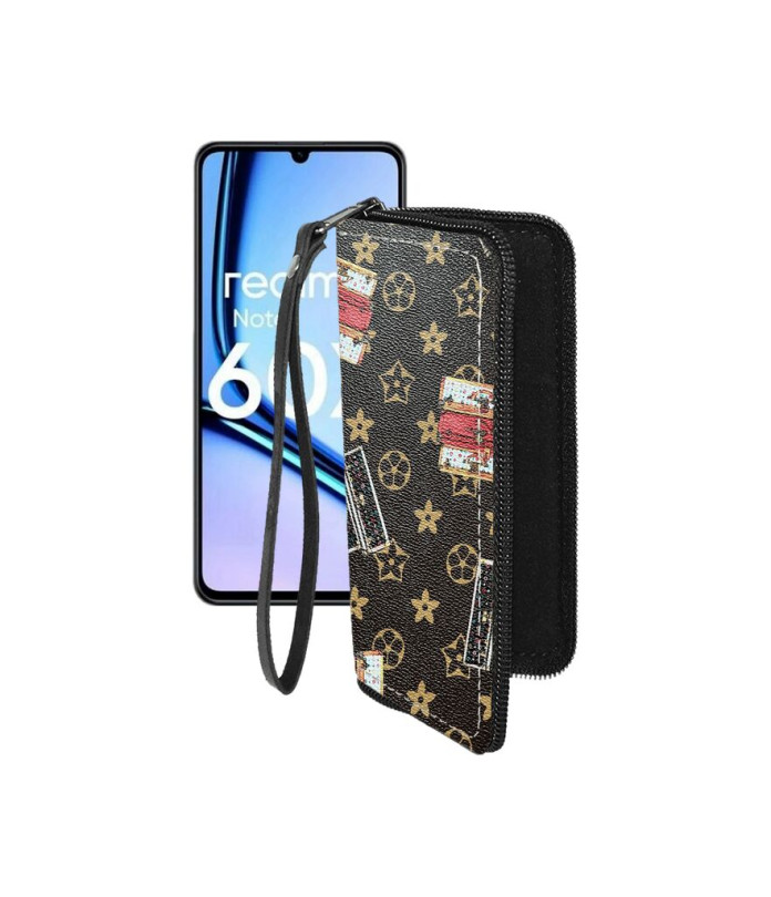 Чохол-гаманець з екошкіри для телефону Realme Note 60X