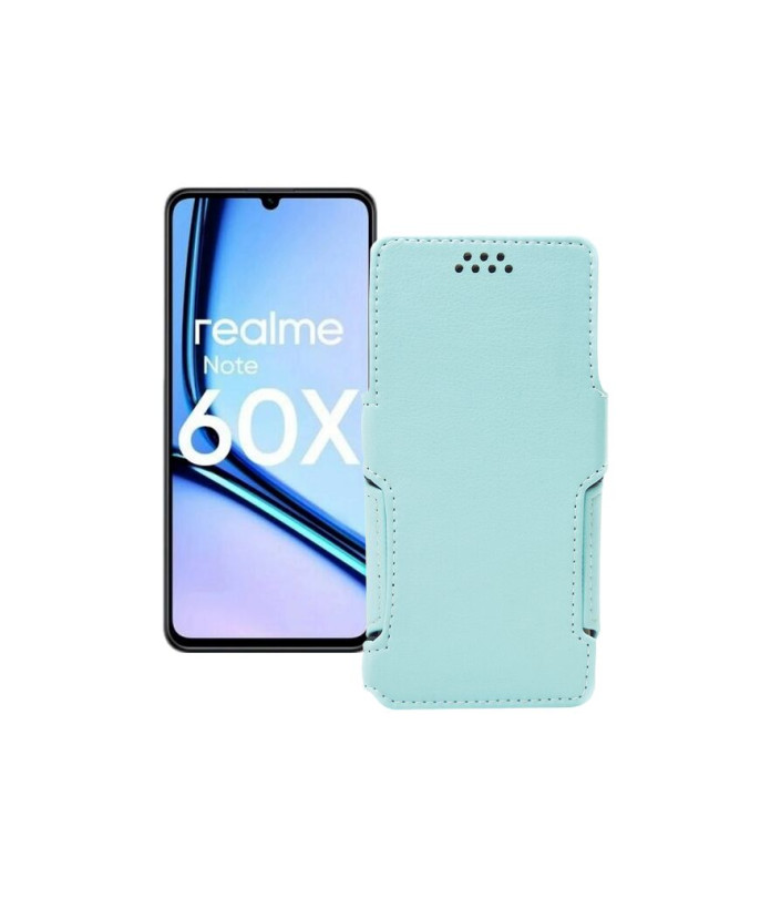 Чохол-книжка з екошкіри для телефону Realme Note 60X