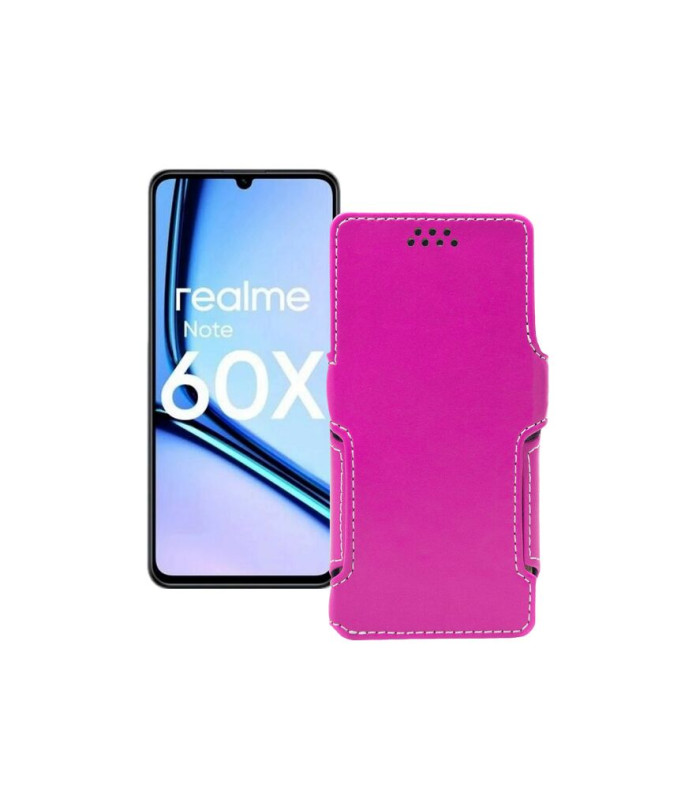 Чохол-книжка з екошкіри для телефону Realme Note 60X
