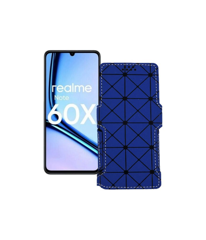 Чохол-книжка з екошкіри для телефону Realme Note 60X