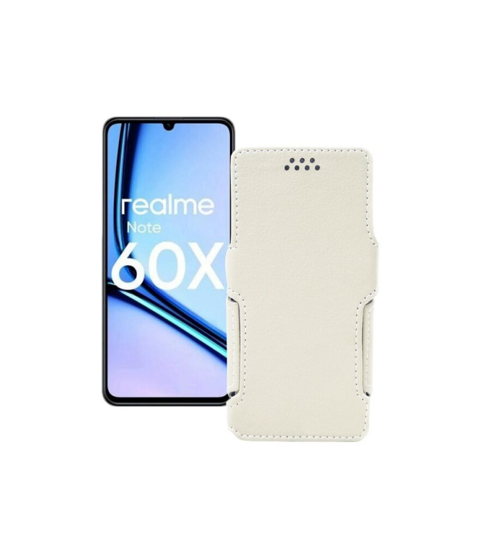 Чохол-книжка з екошкіри для телефону Realme Note 60X