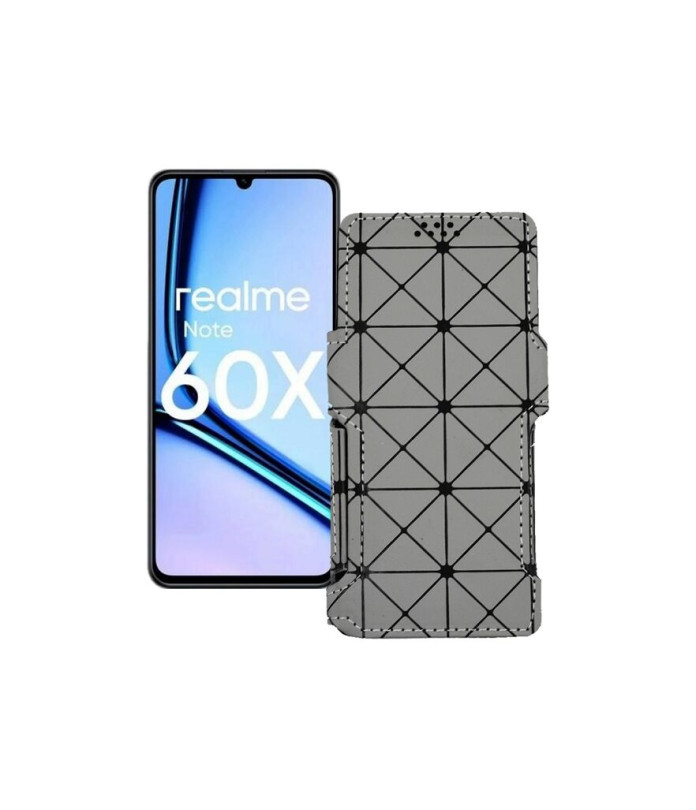 Чохол-книжка з екошкіри для телефону Realme Note 60X