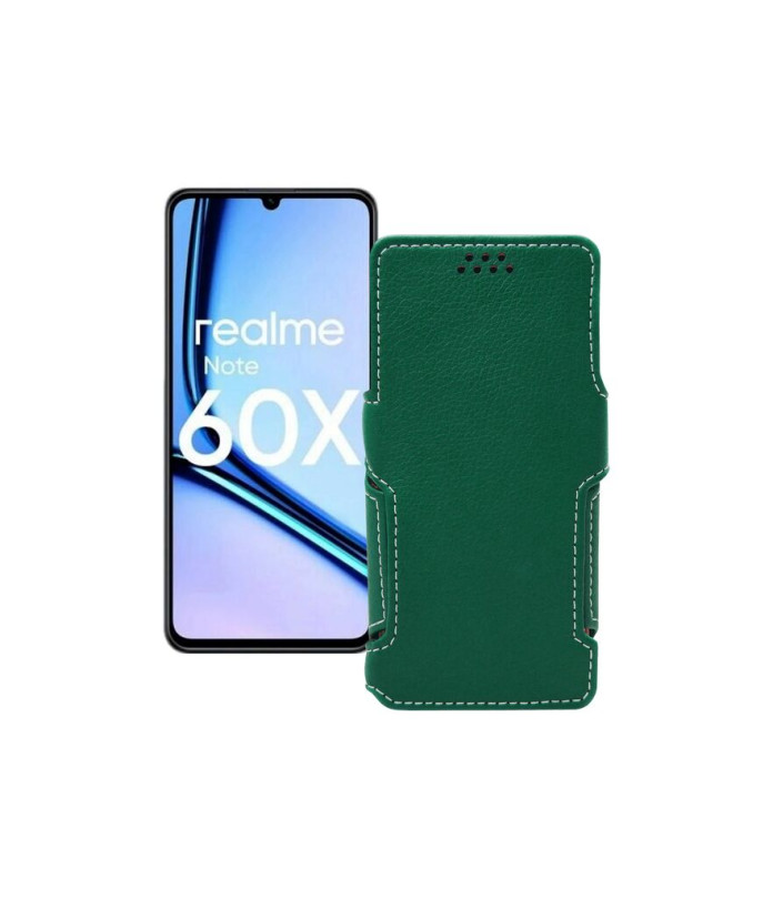 Чохол-книжка з екошкіри для телефону Realme Note 60X
