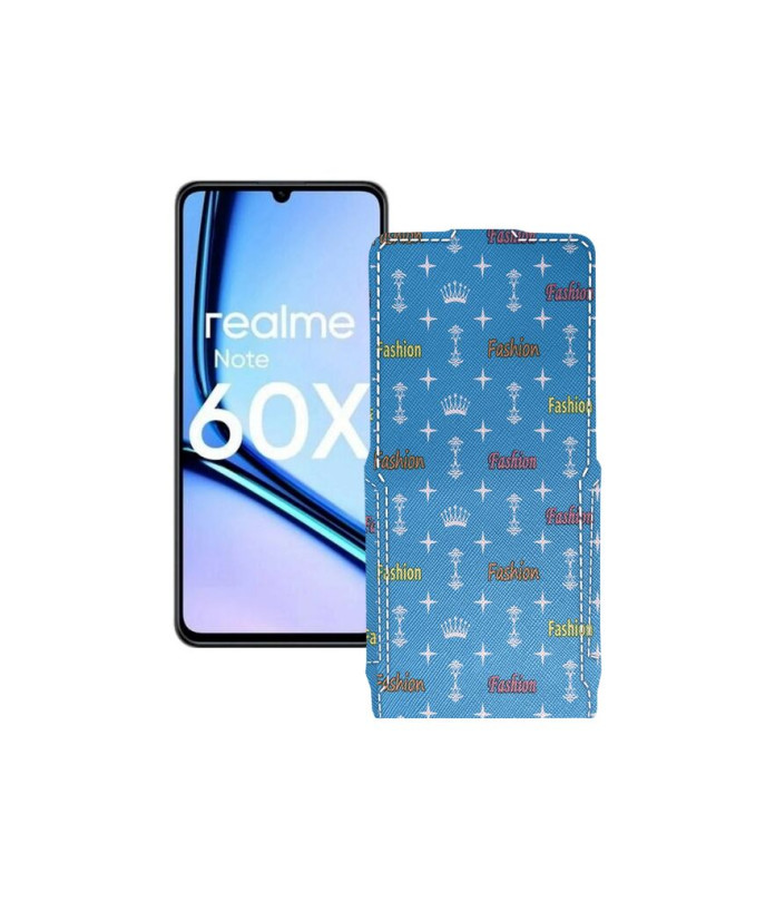 Чохол-флип з екошкіри для телефону Realme Note 60X