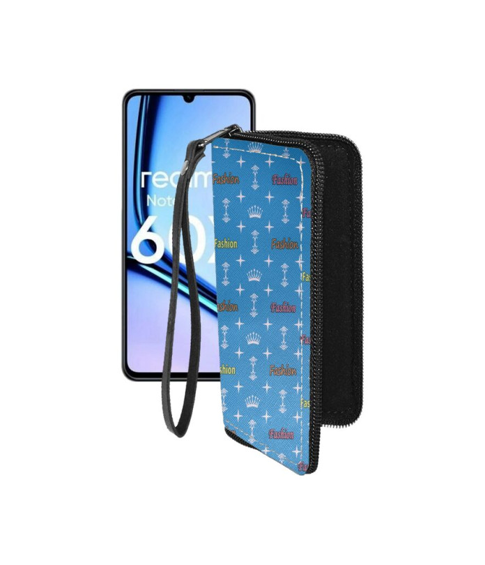 Чохол-гаманець з екошкіри для телефону Realme Note 60X