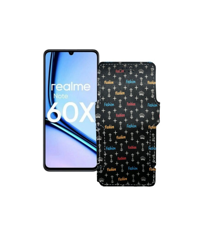 Чохол-книжка з екошкіри для телефону Realme Note 60X