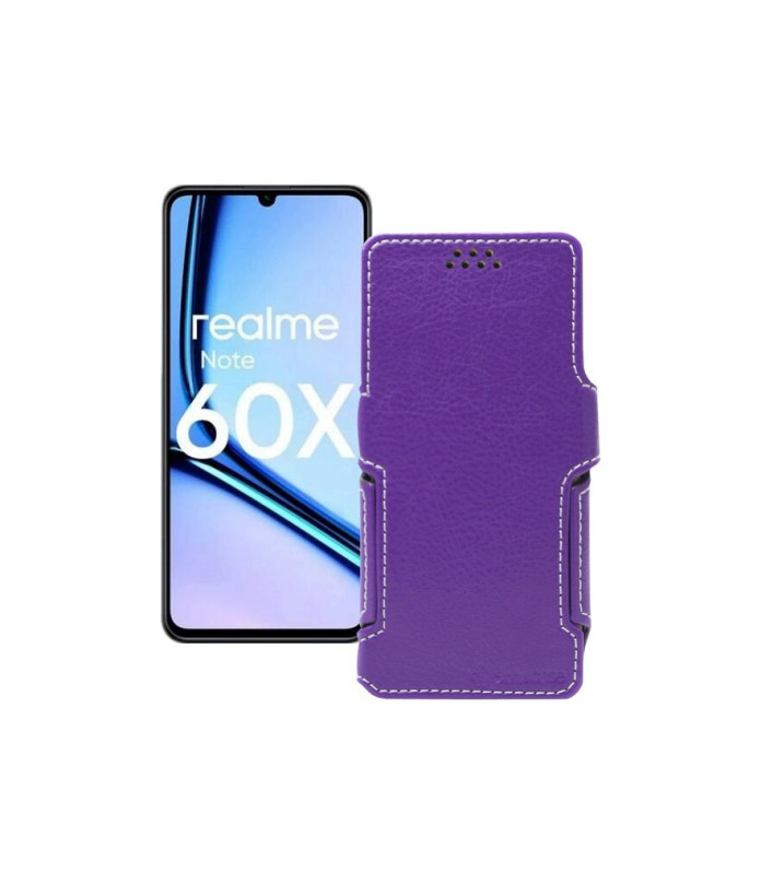 Чохол-книжка з екошкіри для телефону Realme Note 60X