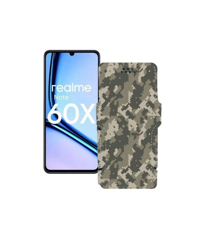 Чохол-книжка з екошкіри для телефону Realme Note 60X