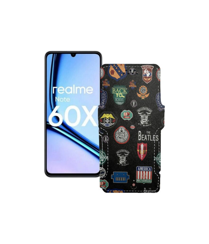 Чохол-книжка з екошкіри для телефону Realme Note 60X