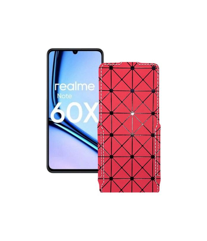 Чохол-флип з екошкіри для телефону Realme Note 60X