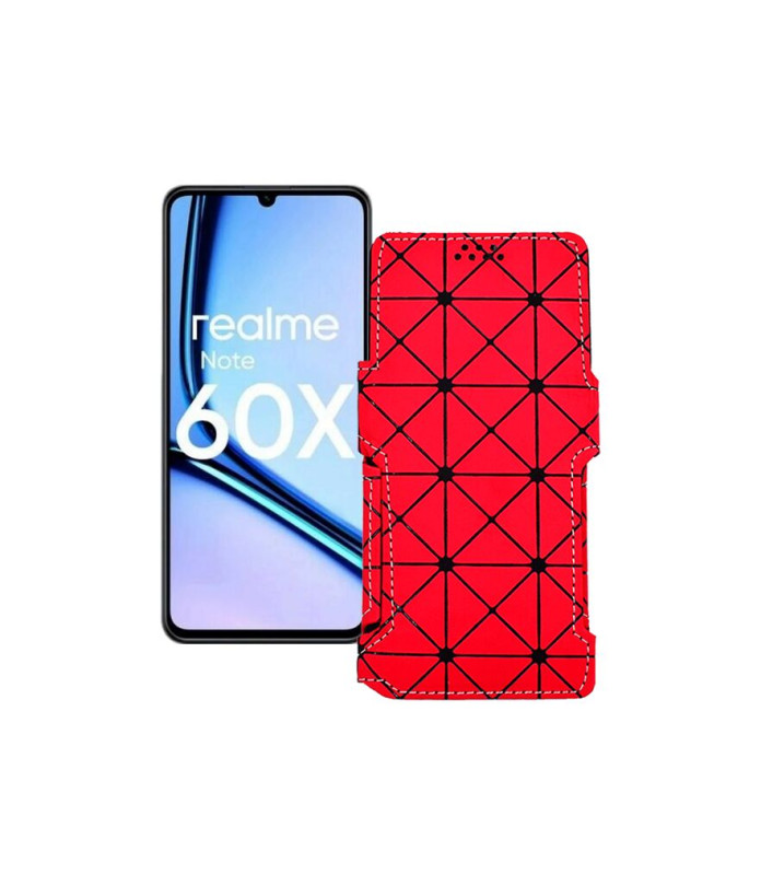 Чохол-книжка з екошкіри для телефону Realme Note 60X