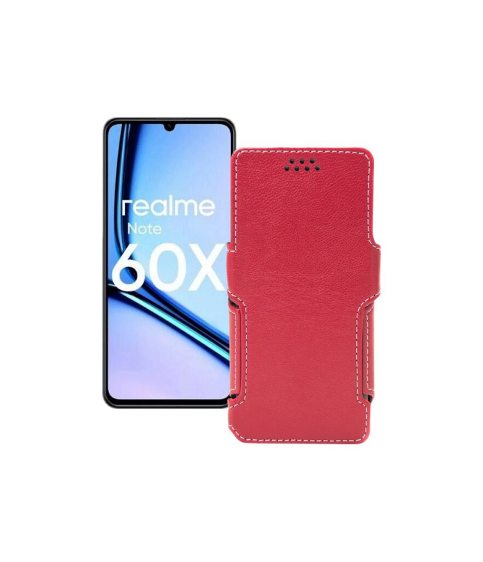 Чохол-книжка з екошкіри для телефону Realme Note 60X