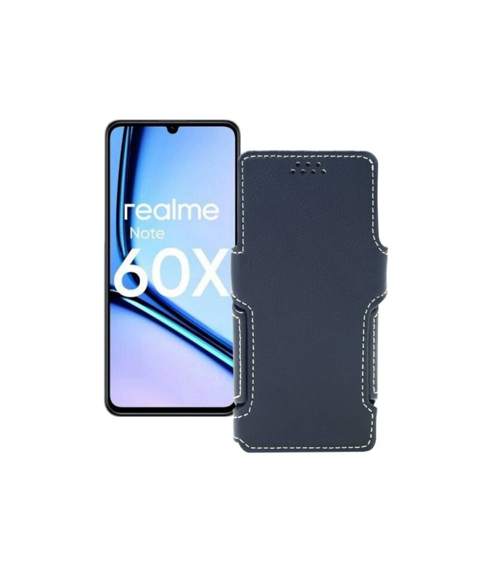 Чохол-книжка з екошкіри для телефону Realme Note 60X
