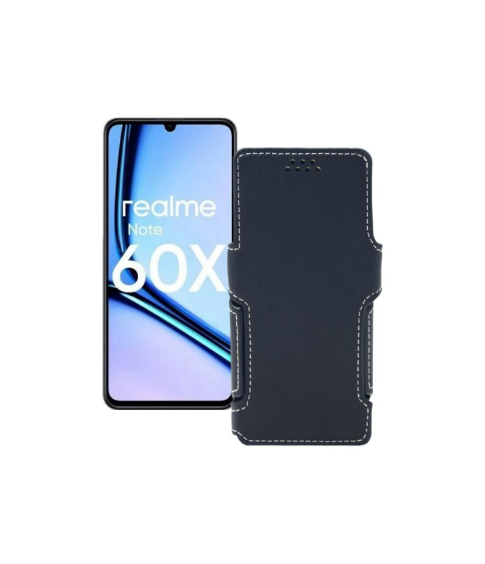 Чохол-книжка з екошкіри для телефону Realme Note 60X