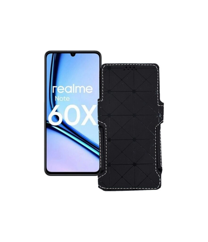 Чохол-книжка з екошкіри для телефону Realme Note 60X