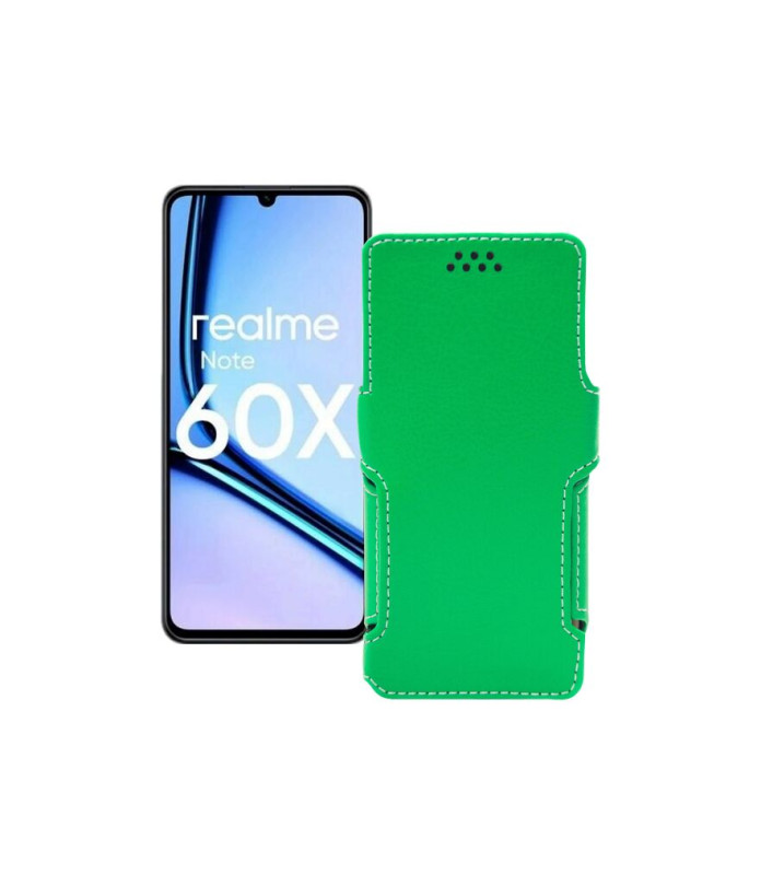 Чохол-книжка з екошкіри для телефону Realme Note 60X