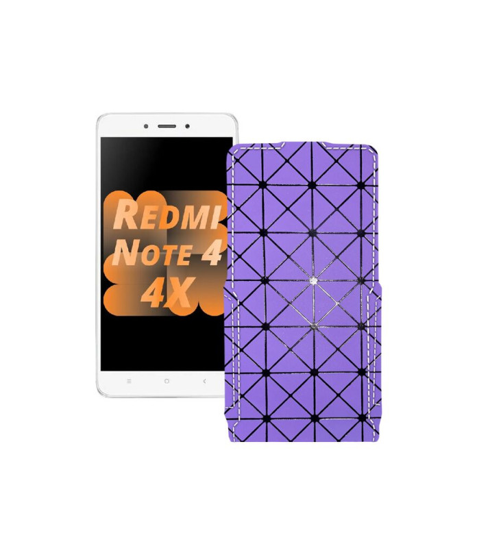 Чохол-флип з екошкіри для телефону Xiaomi Redmi Note 4x