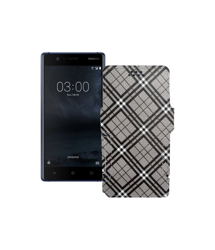 Чохол-книжка з екошкіри для телефону Nokia 3 (TA-1032)